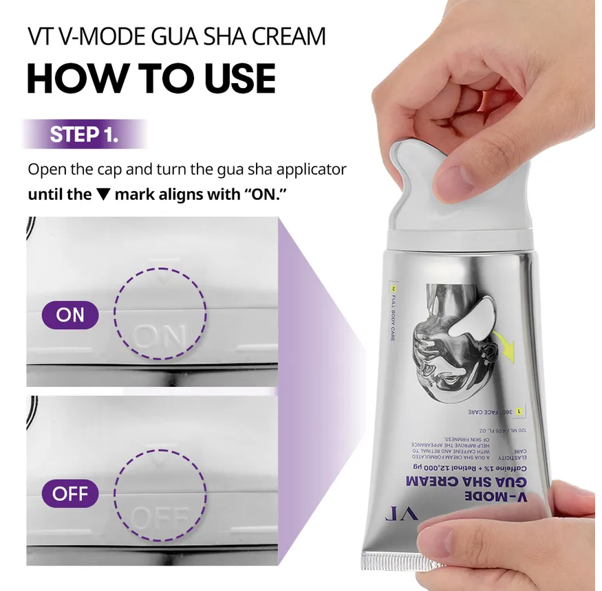 [VT Cosmetics] V-Mode Gua Sha Cream 120ml