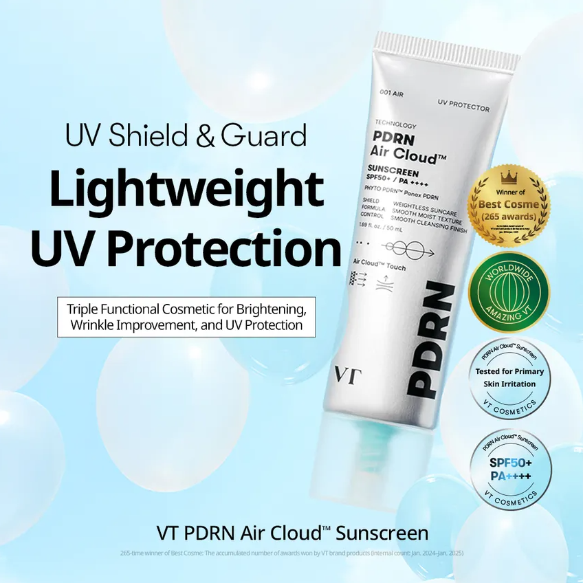 [VT Cosmetics] PDRN Air Cloud Sunscreen 50ml